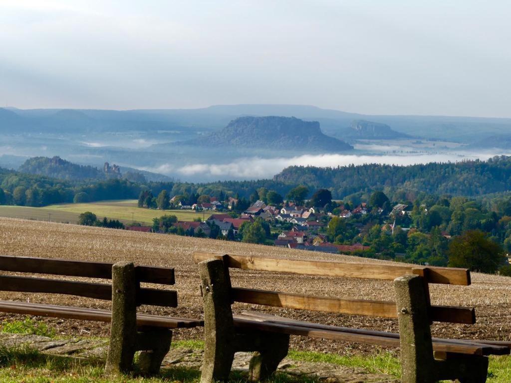 Ferienwohnung Schlesinger Hohnstein Esterno foto
